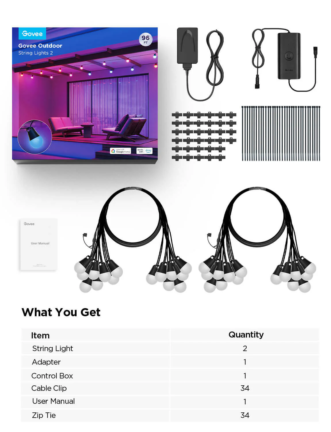 Refurbished Govee Outdoor String Lights 2 - Image 10