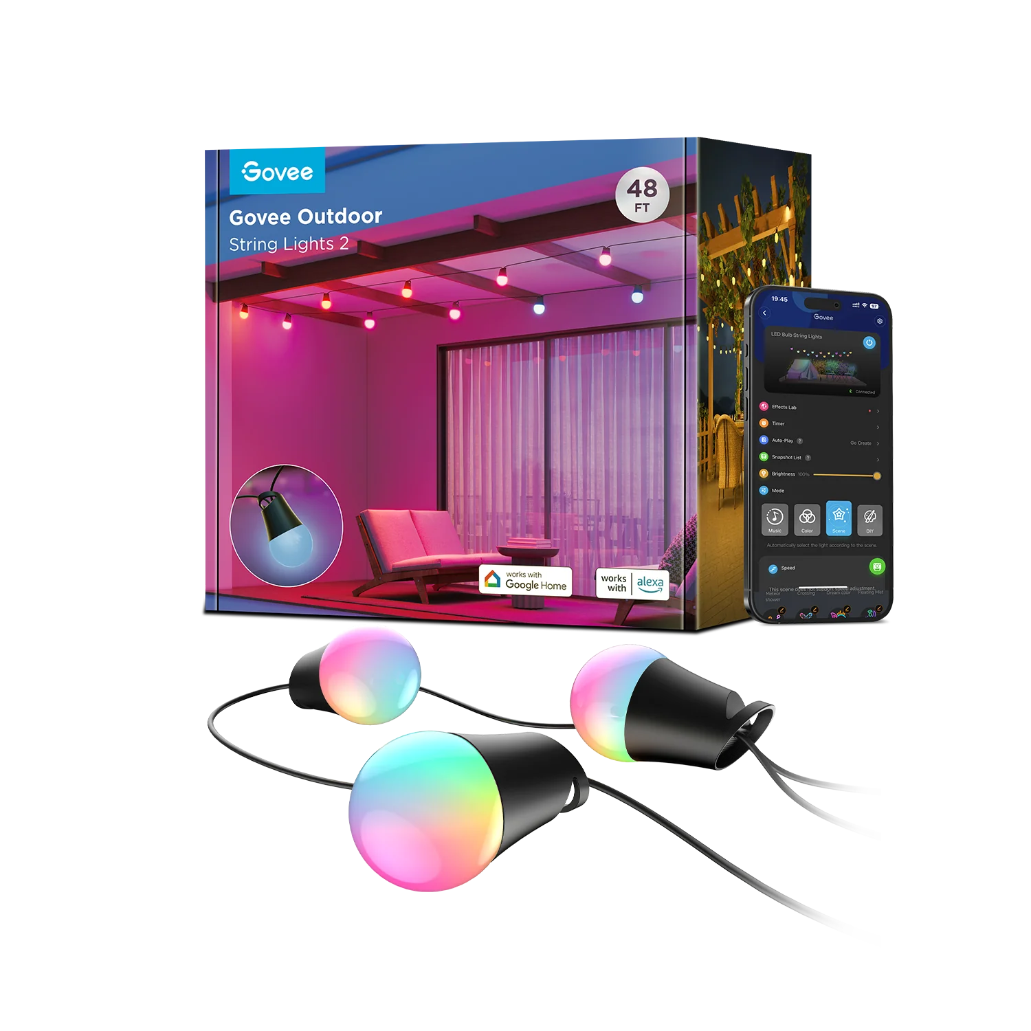Refurbished Govee Outdoor String Lights 2 - Image 9