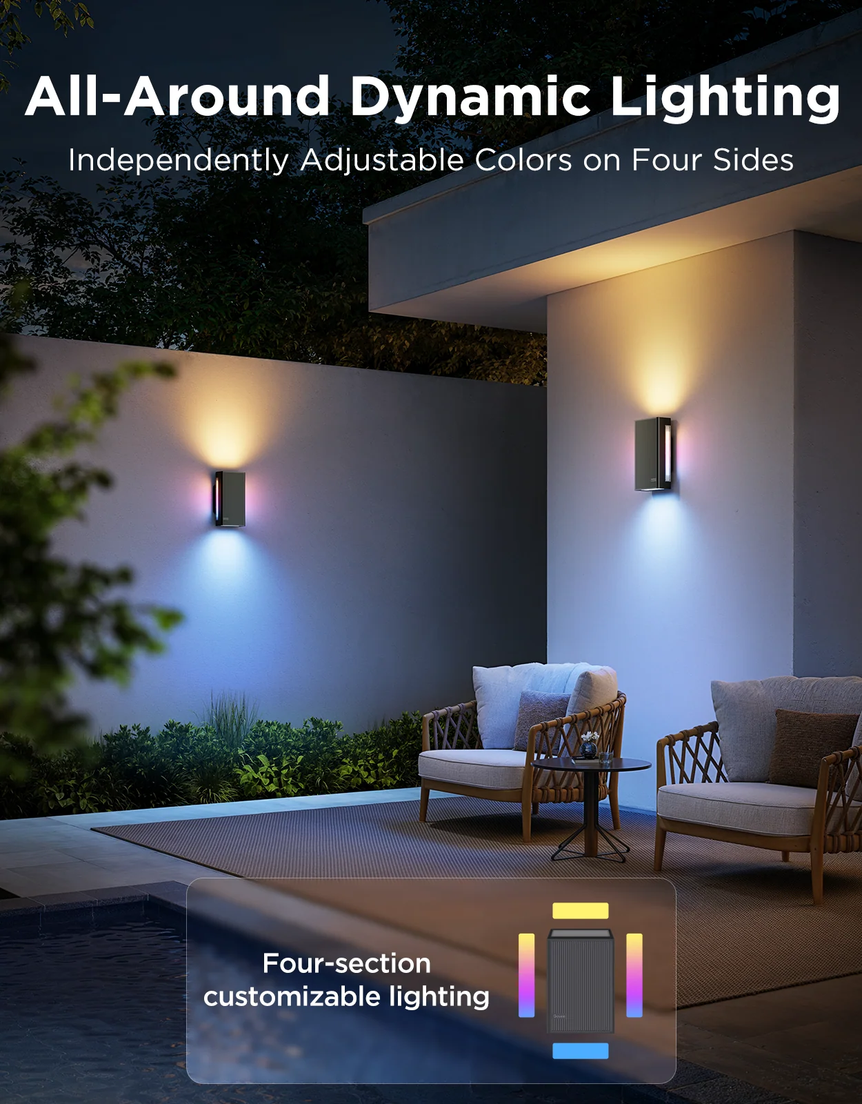 Govee Outdoor UpDown Wall Light - Image 10