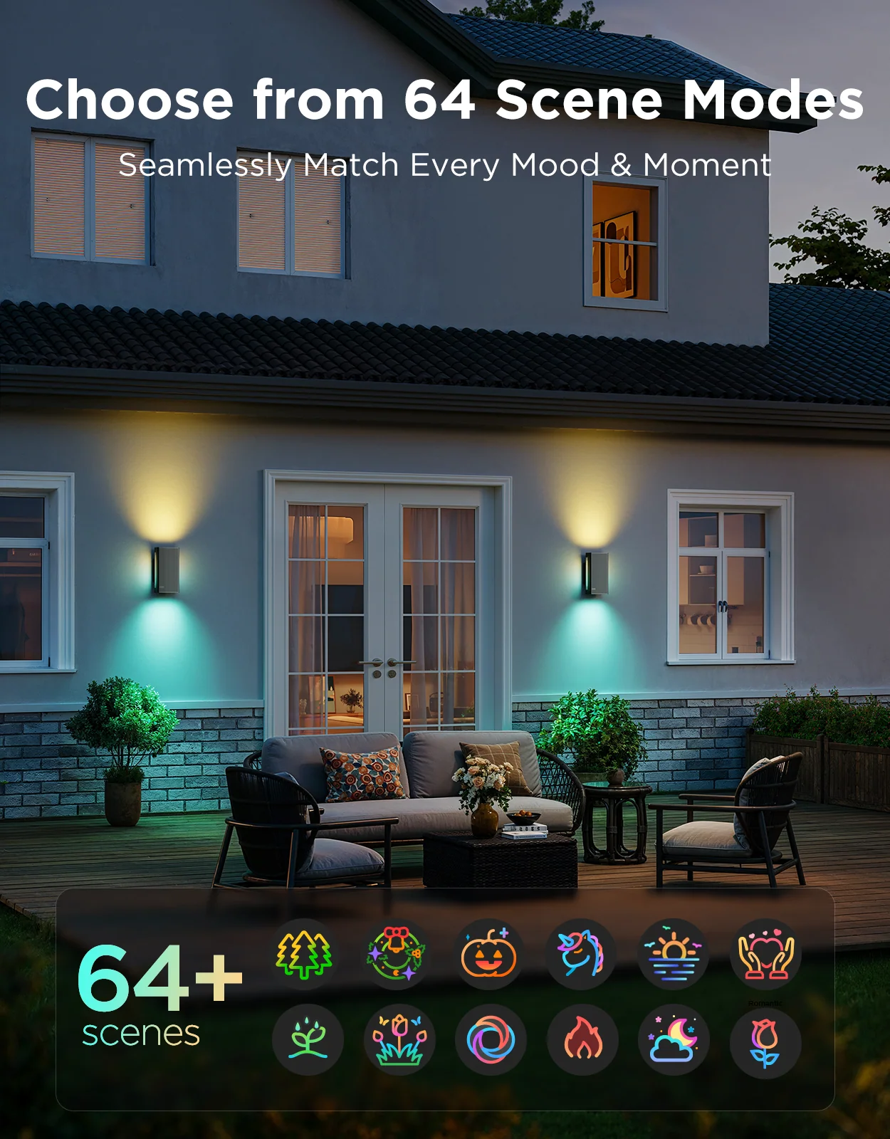 Govee Outdoor UpDown Wall Light - Image 12