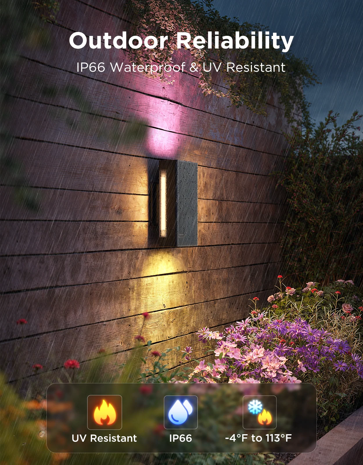 Govee Outdoor UpDown Wall Light - Image 14