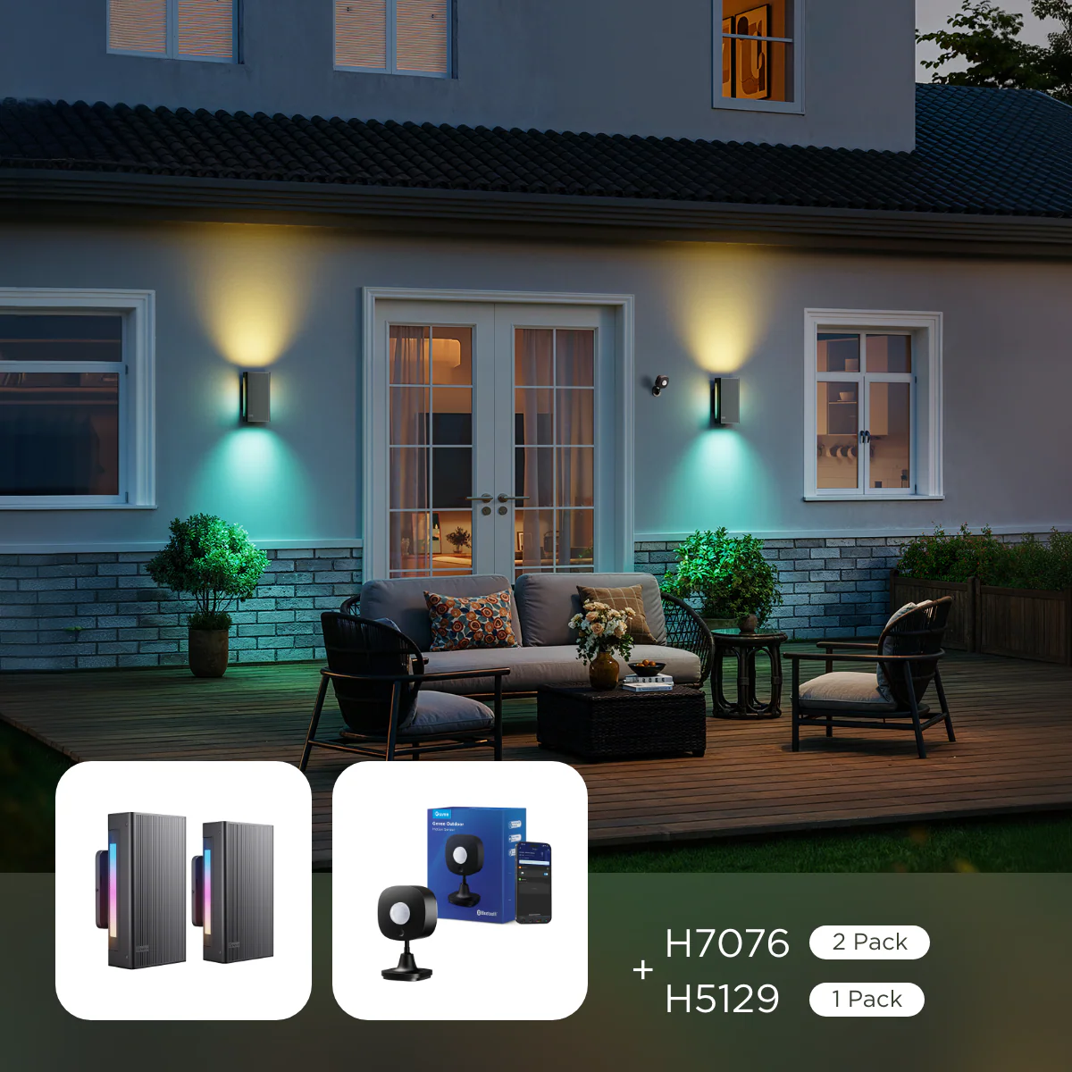 Govee Outdoor UpDown Wall Light - Image 17