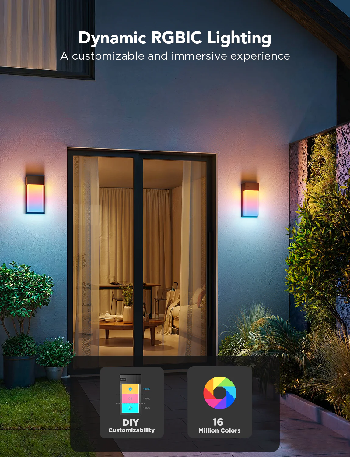 Refurbished Govee Outdoor Wall Light - Image 5