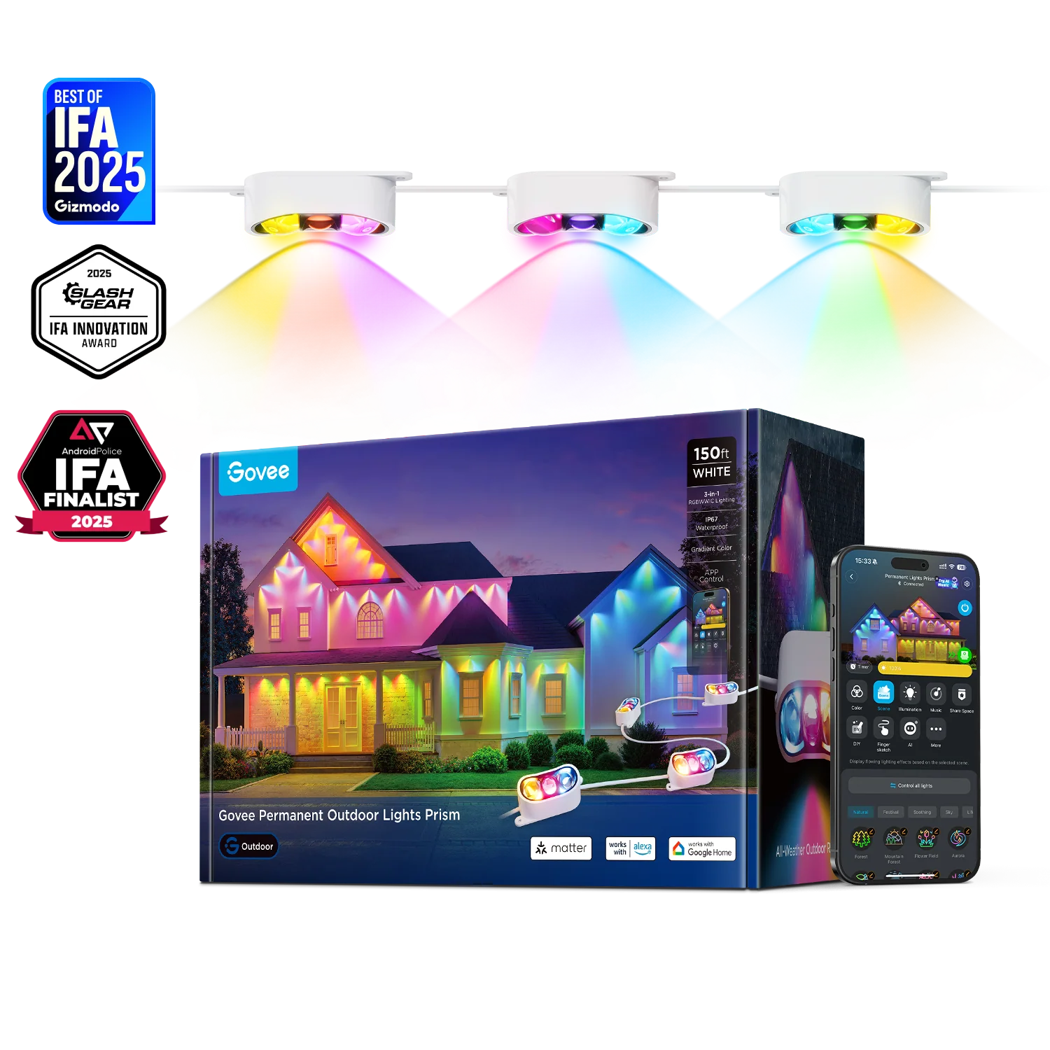 Govee Permanent Outdoor Lights Prism - Image 10