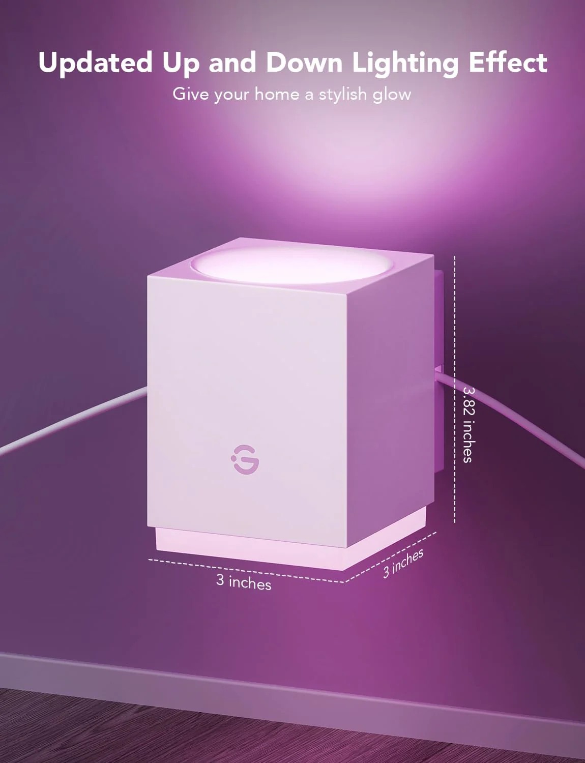 Govee RGBIC Cube Wall Sconces - Image 5