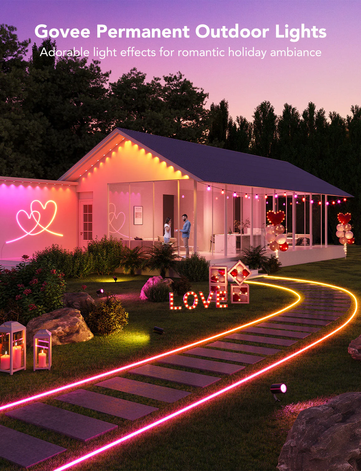 Refurbished Govee RGBIC LED Permanent Outdoor Lights - Image 8