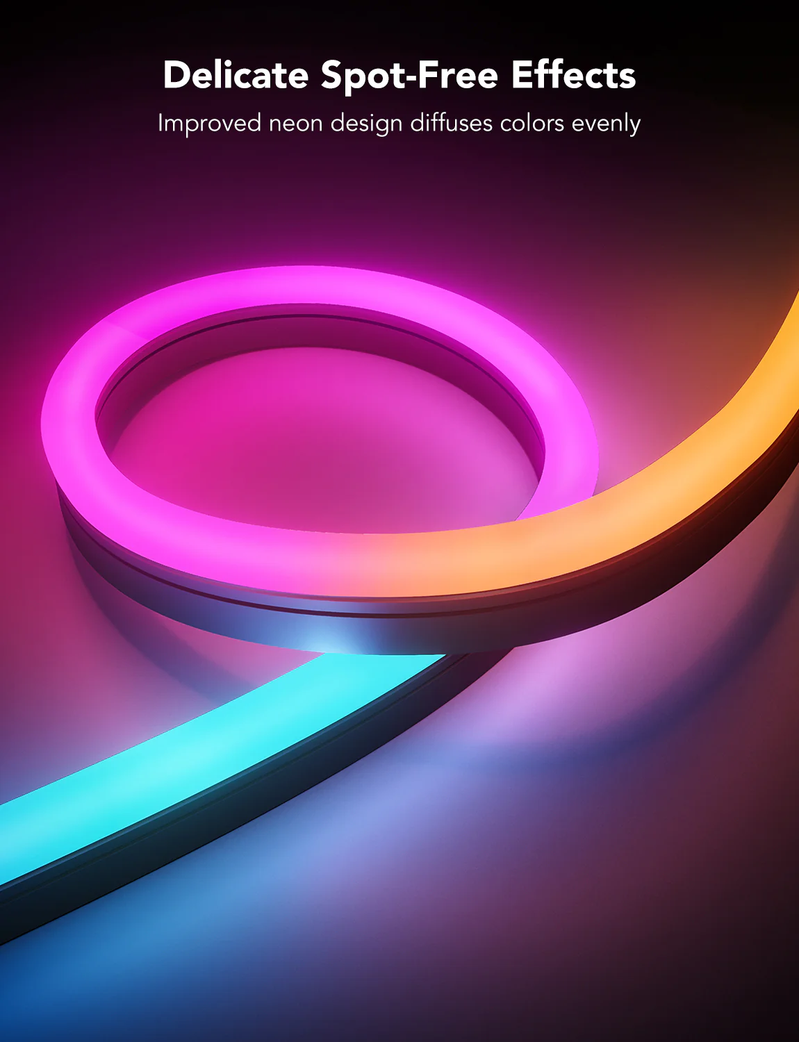 Refurbished Govee RGBIC Outdoor Neon Rope Light - Image 5