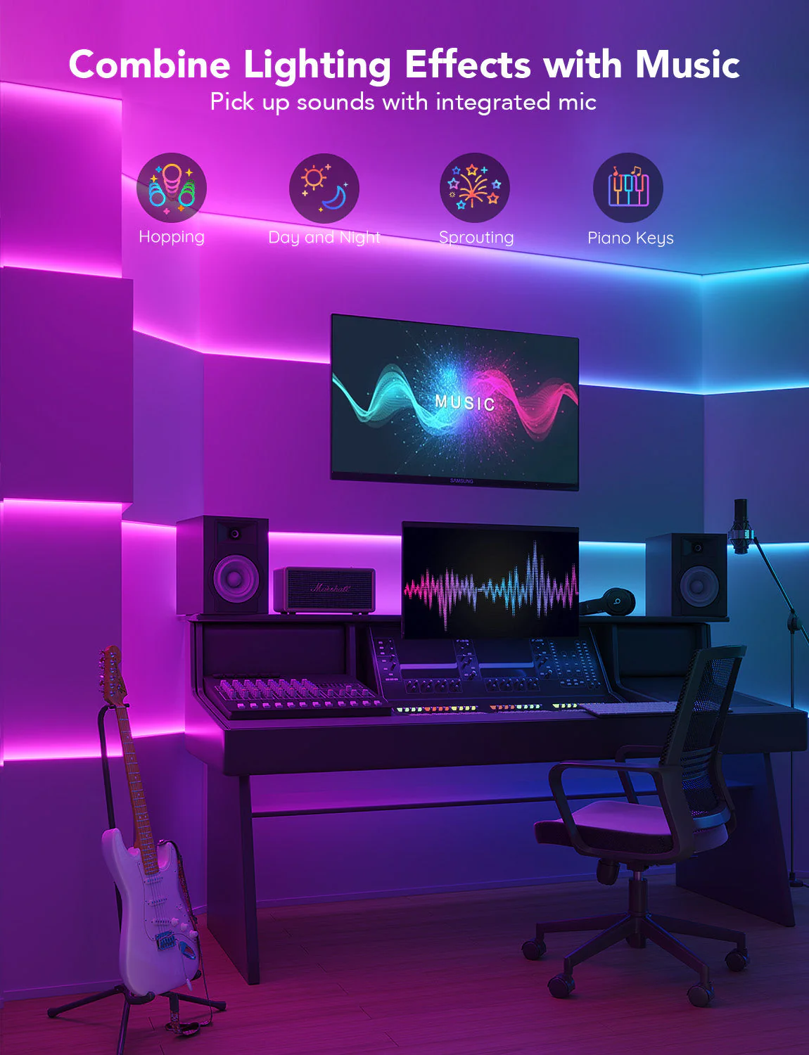 Refurbished Govee RGBICW LED Strip Lights - Image 3