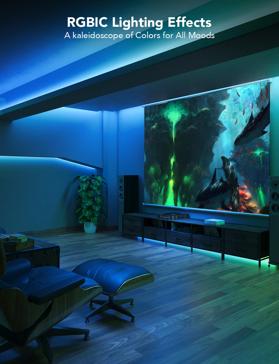 Refurbished Govee RGBICW LED Strip Lights - Image 5