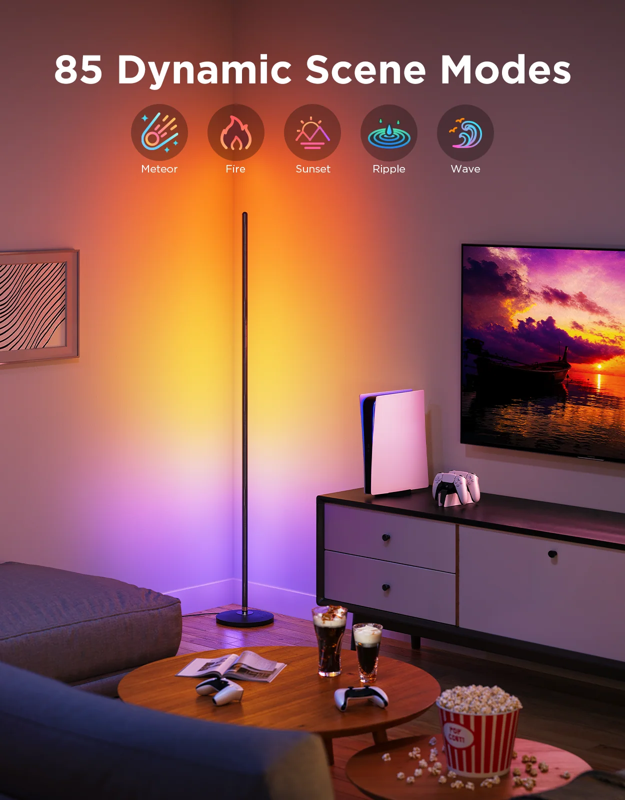 Refurbished Govee RGBICW Smart Floor Lamp Basic - Image 10