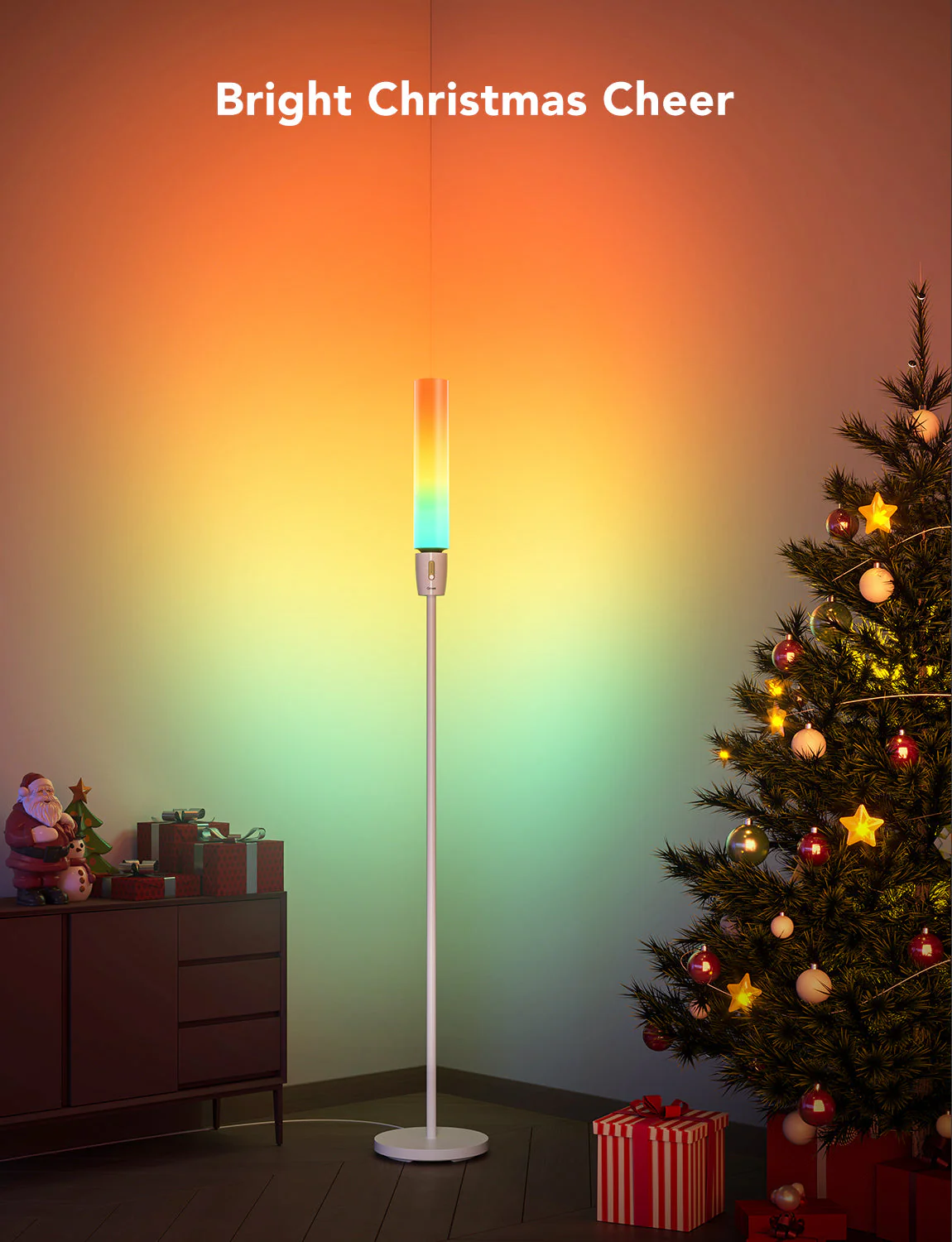 Refurbished Govee RGBICWW Cylinder Floor Lamp - Image 10