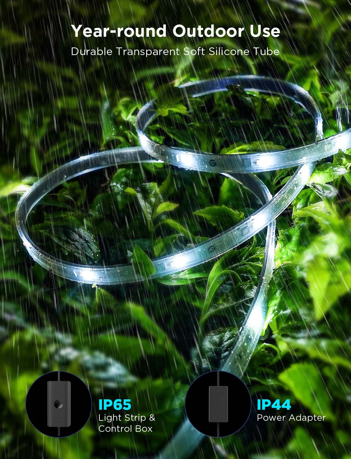 Refurbished Govee RGBICWW Outdoor LED Strip Lights - Image 20