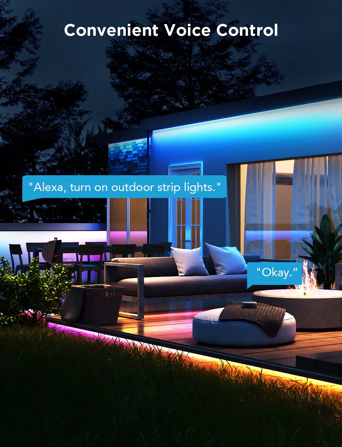 Refurbished Govee RGBICWW Outdoor LED Strip Lights - Image 7