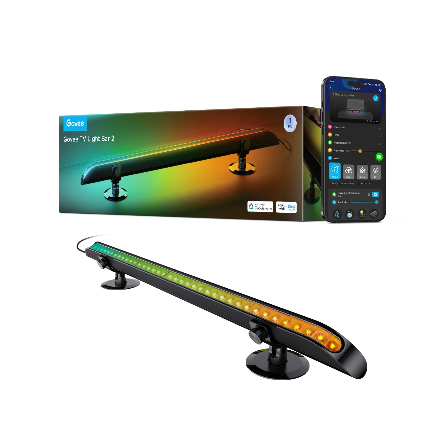 Refurbished Govee Smart TV Light Bar 2