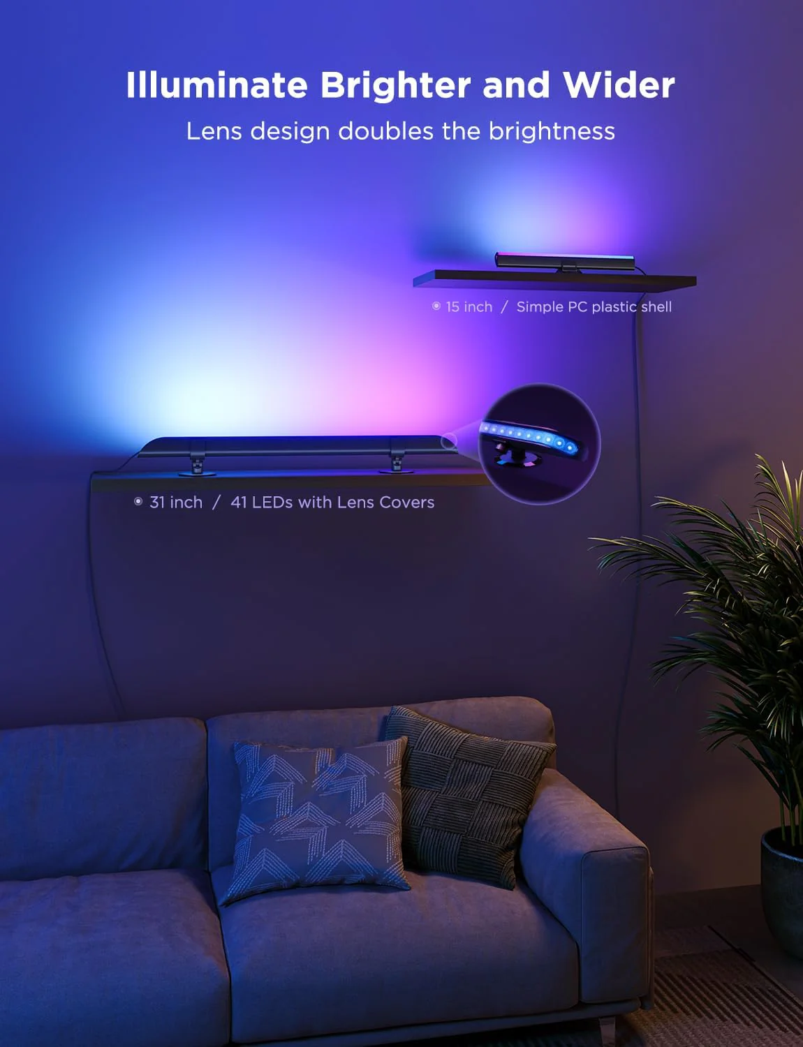 Refurbished Govee Smart TV Light Bar 2 - Image 2