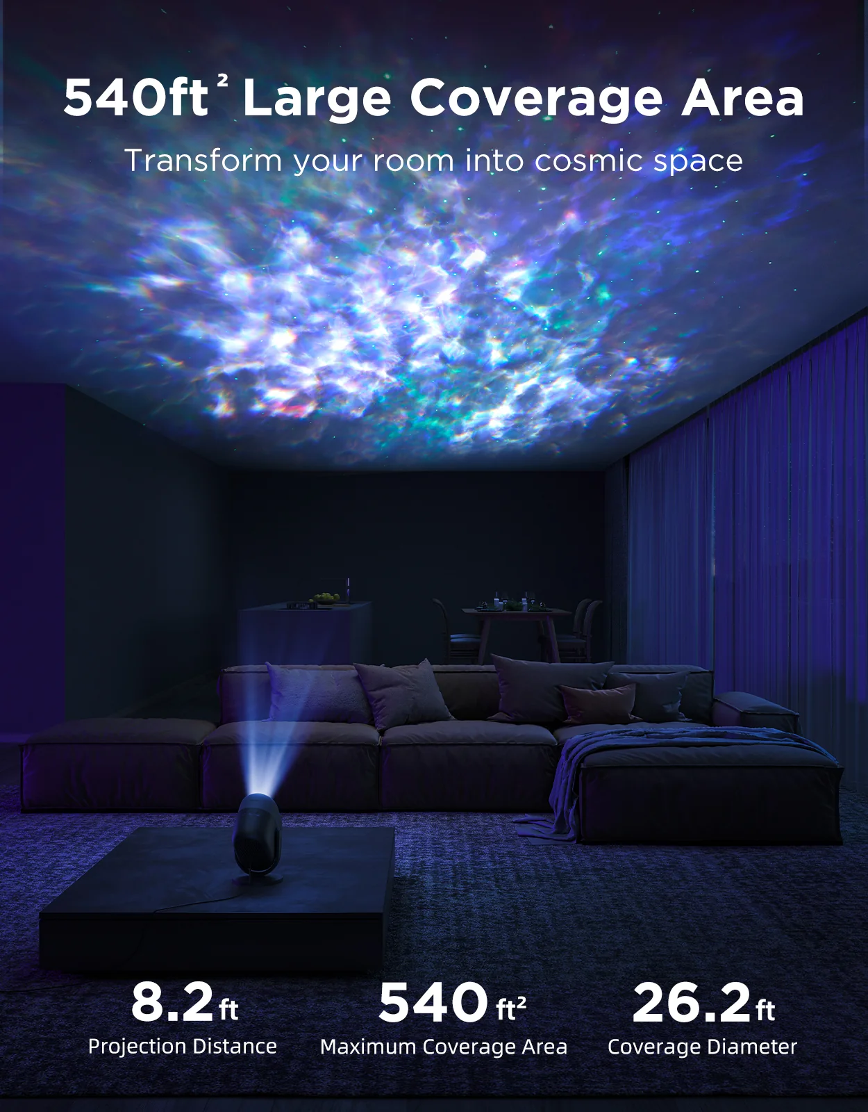 Govee Star Light Projector with Nebula Effect - Image 4