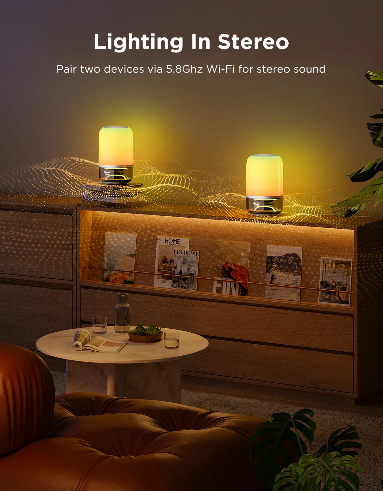 Refurbished Govee Table Lamp 2 Pro x Sound by JBL - Image 2