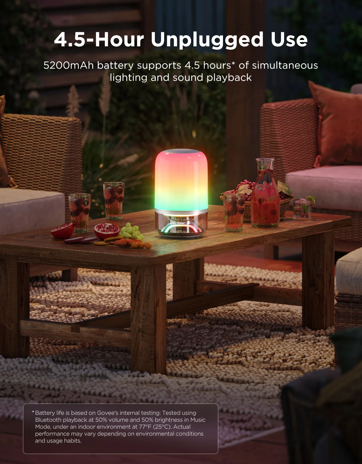 Refurbished Govee Table Lamp 2 Pro x Sound by JBL - Image 5