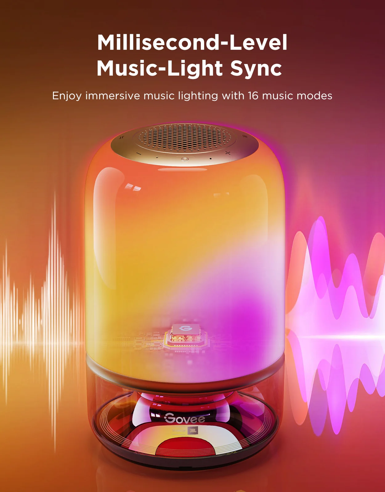 Refurbished Govee Table Lamp 2 Pro x Sound by JBL - Image 8