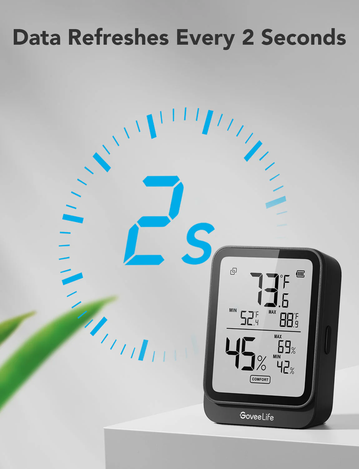 Refurbished GoveeLife Bluetooth Hygrometer Thermometer H5104 - Image 14