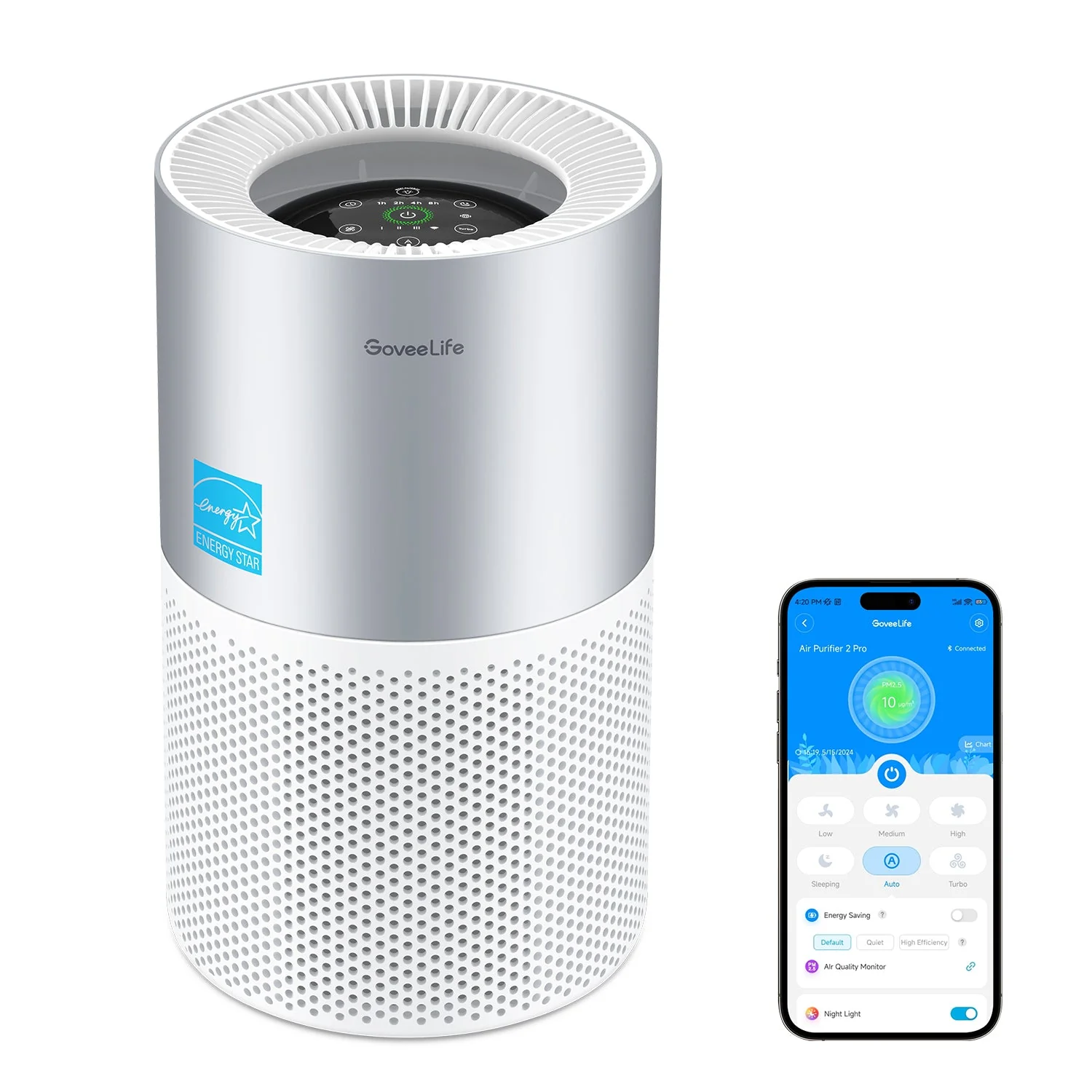 Refurbished GoveeLife Smart Air Purifier 2 Pro - Image 11