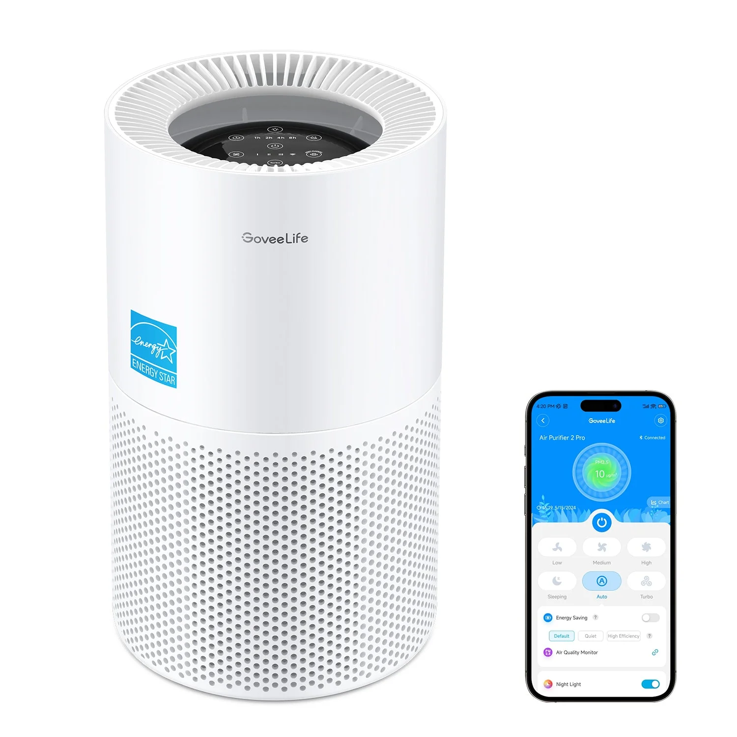 Refurbished GoveeLife Smart Air Purifier 2 Pro - Image 22