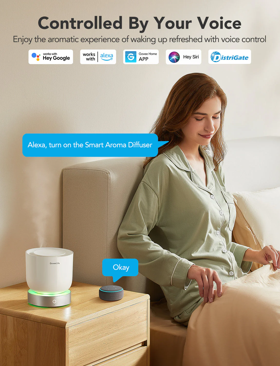 Refurbished GoveeLife Smart Essential Oil Diffuser - Image 5