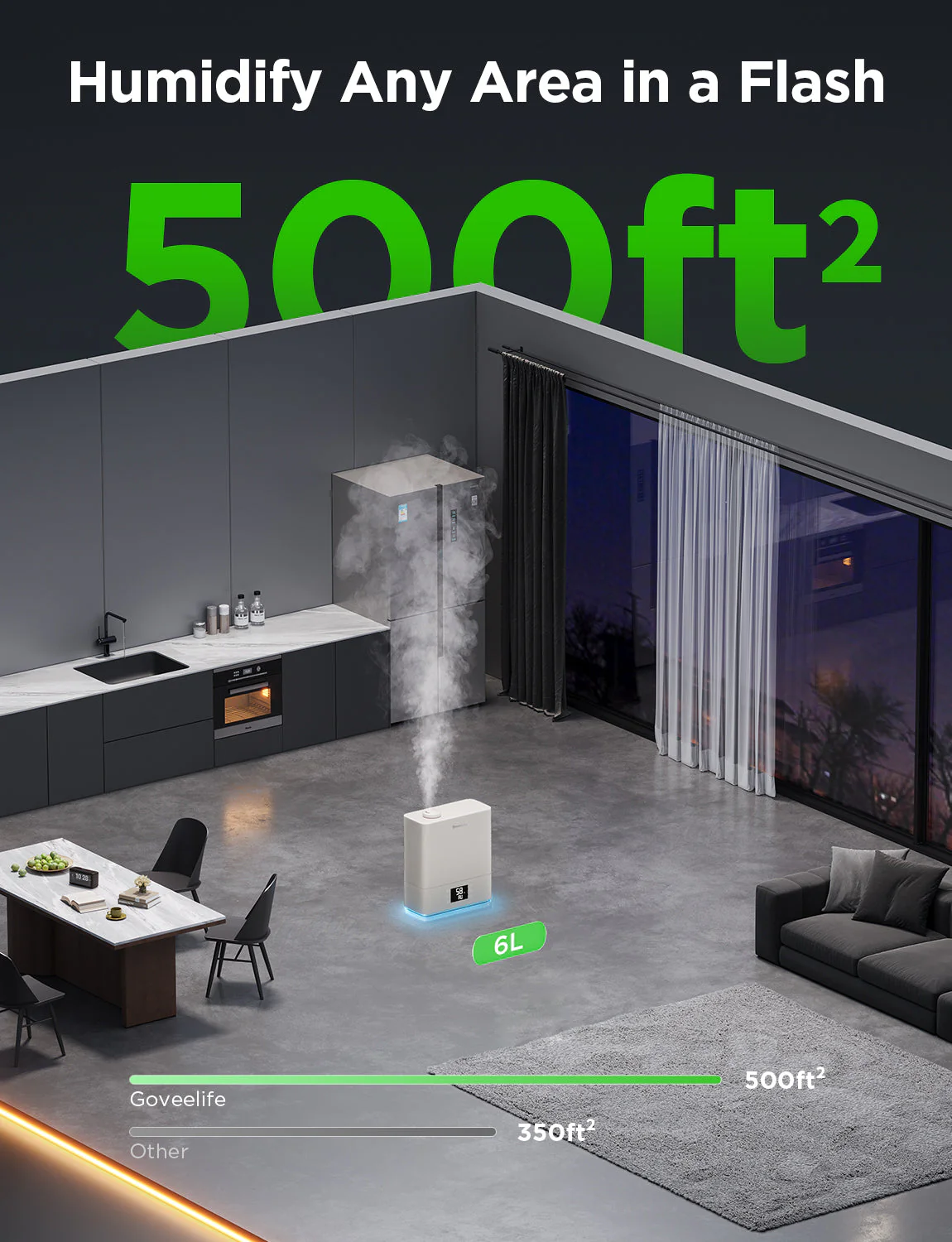 Refurbished GoveeLife Smart Humidifier 2 - Image 9