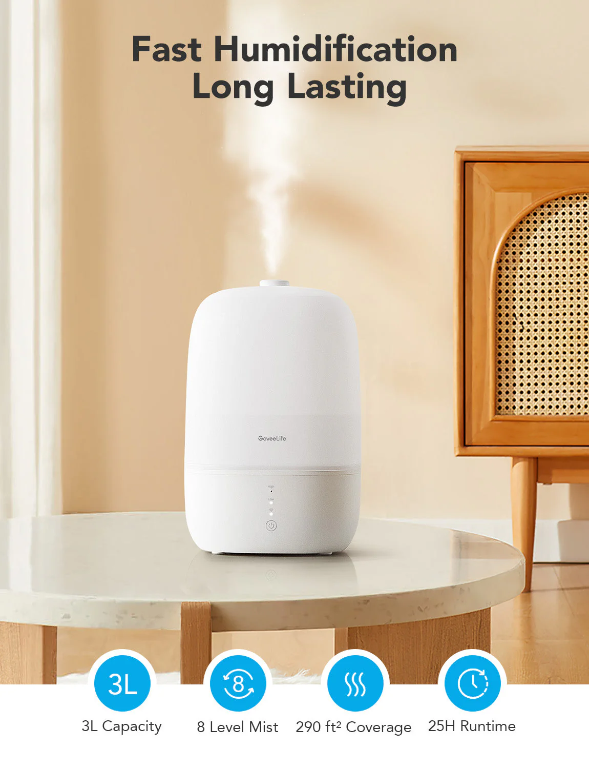 Refurbished GoveeLife Smart Humidifier Lite - Image 2