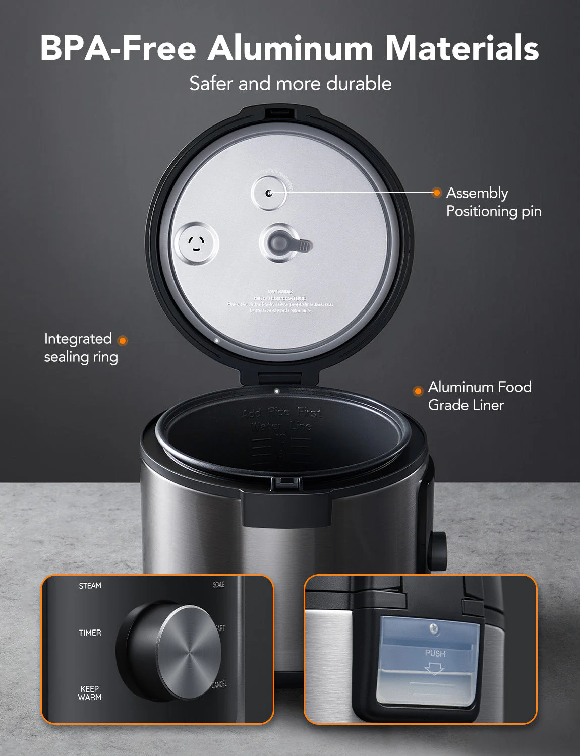 Refurbished GoveeLife Smart Rice Cooker Pro - Image 8