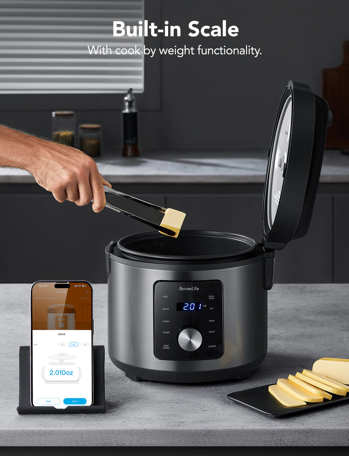 Refurbished GoveeLife Smart Rice Cooker Pro - Image 9