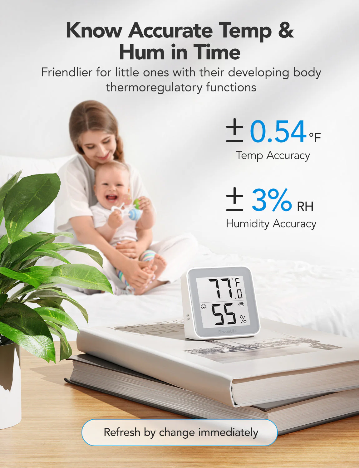Refurbished GoveeLife Smart Thermo-Hygrometer 2s - Image 5