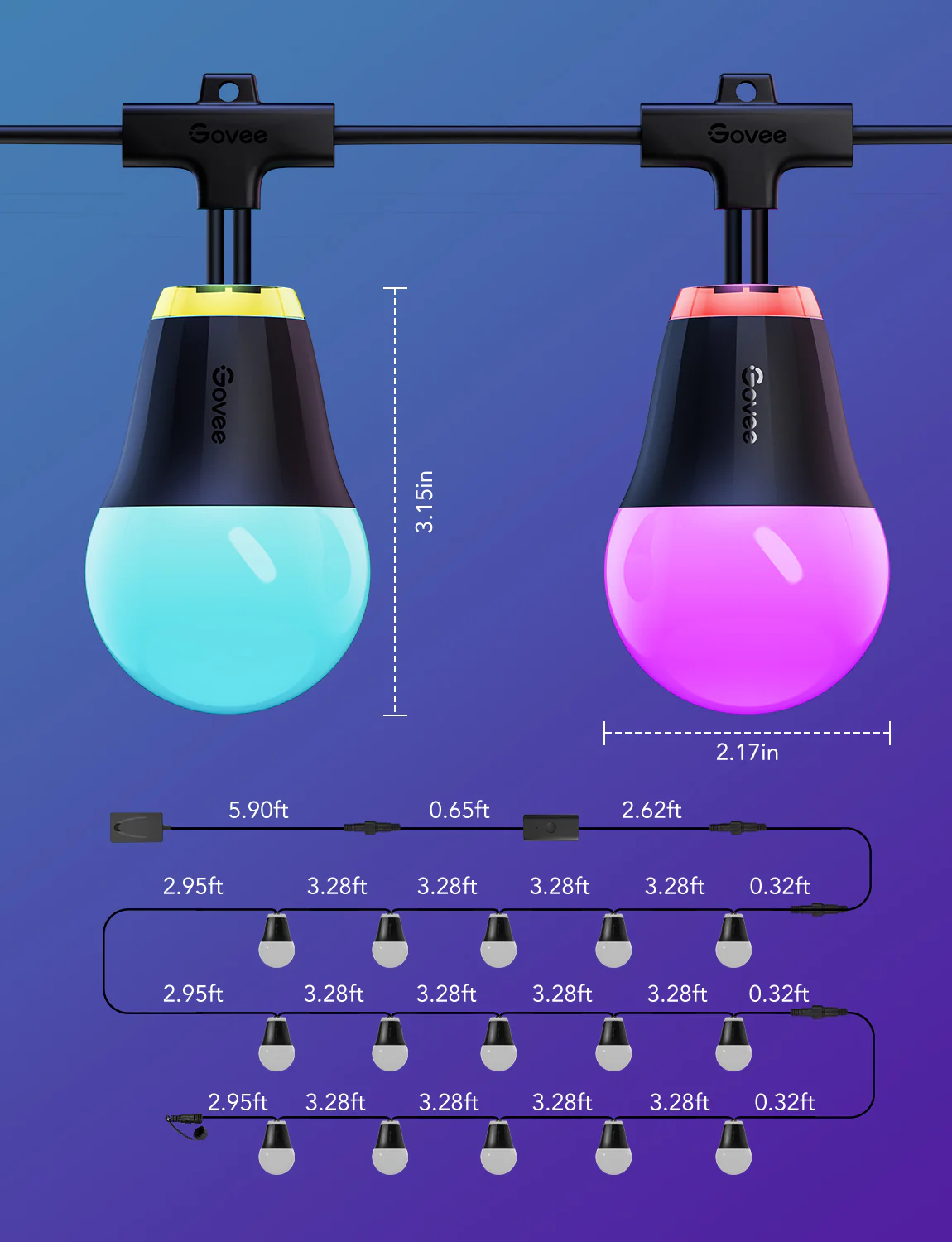 Refurbished Outdoor String Lights H1 - Image 8