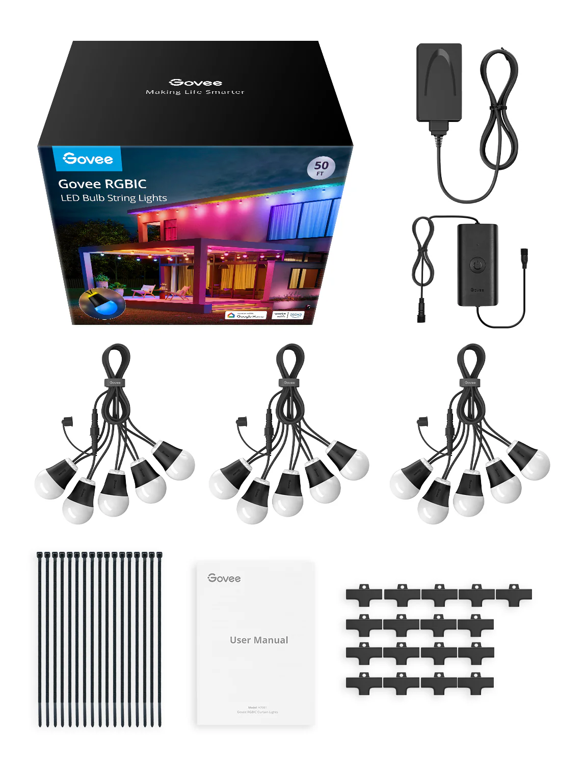 Refurbished Outdoor String Lights H1 - Image 9