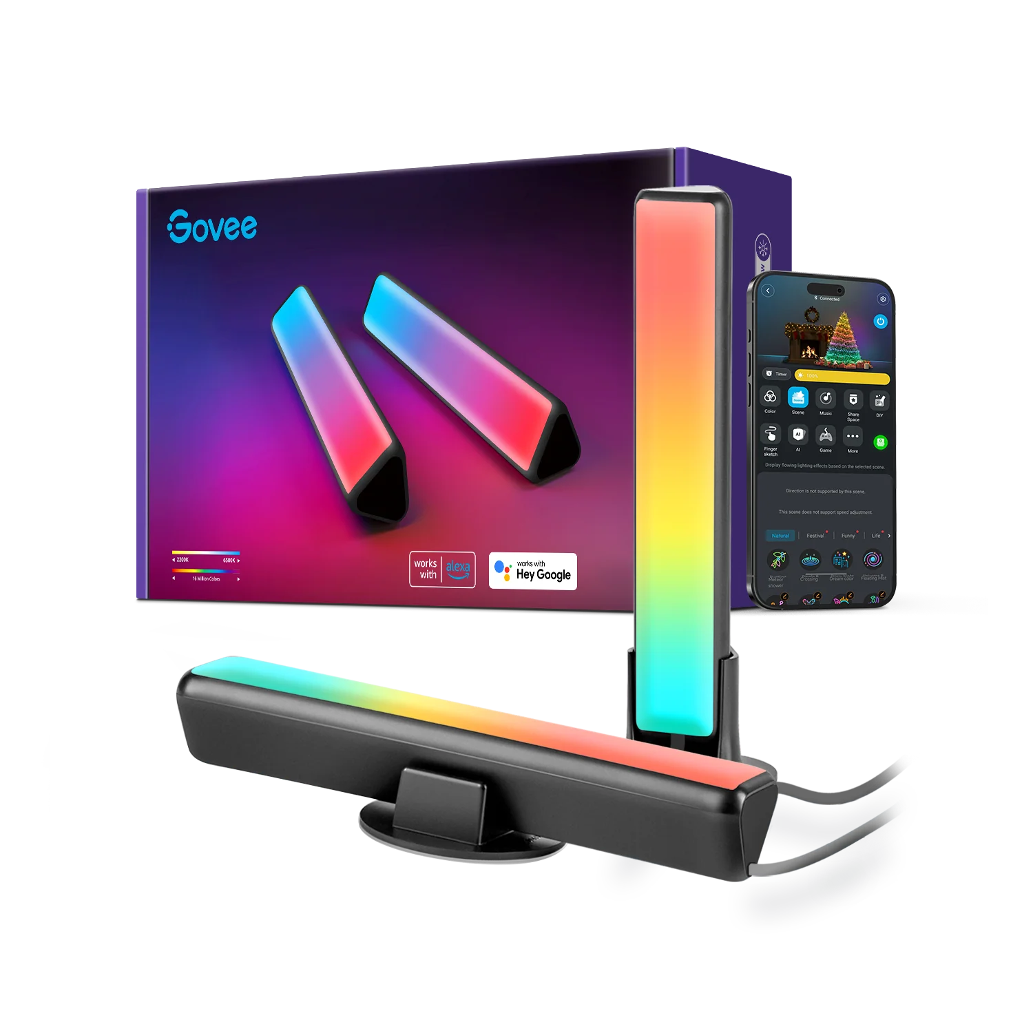 Refurbished RGBICWW WiFi + Bluetooth Flow Plus Light Bars