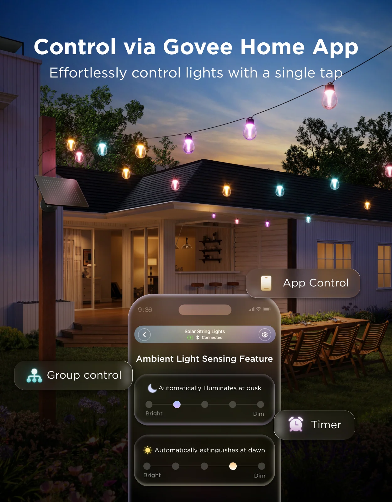 Govee Outdoor Solar String Lights - Image 8