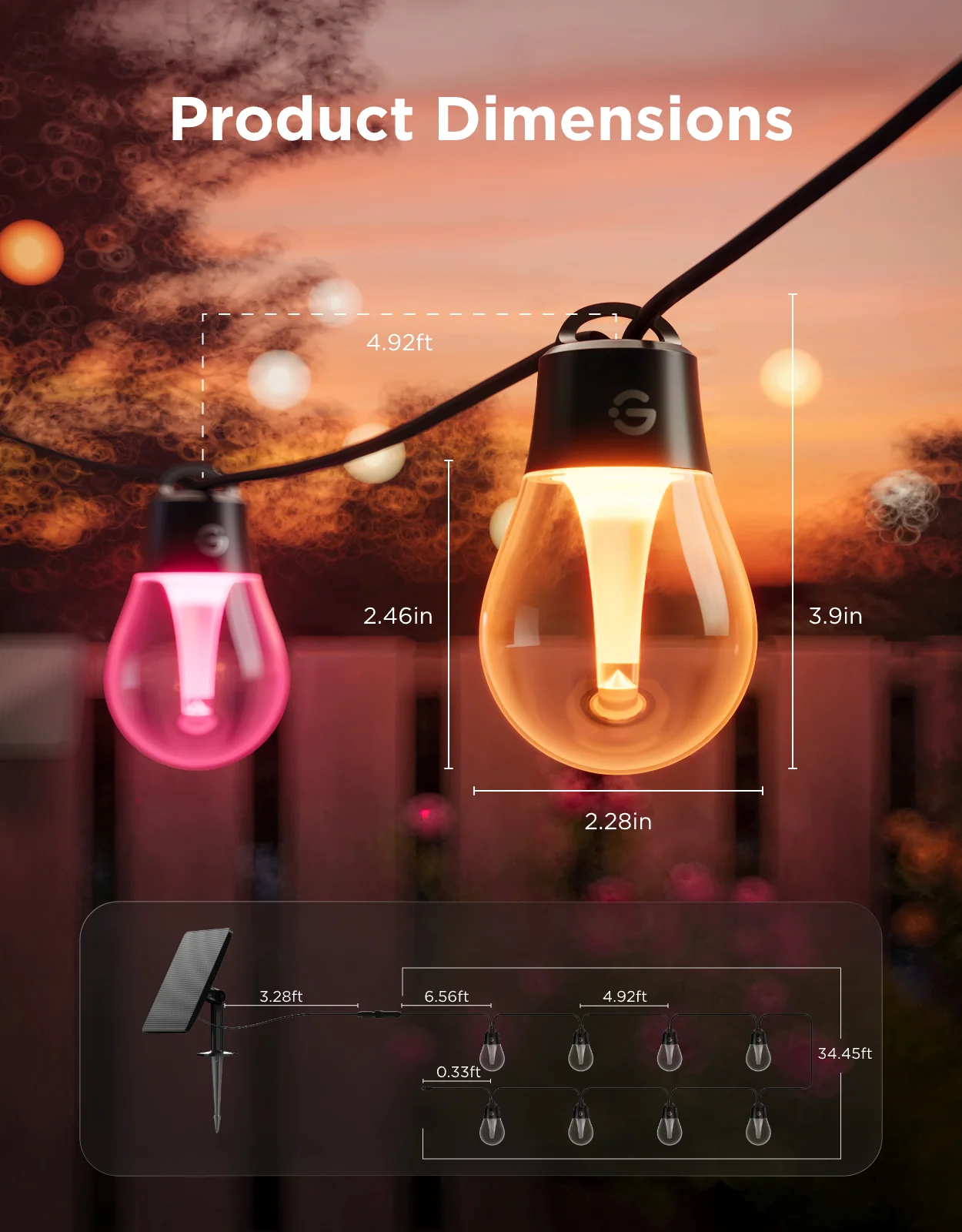 Govee Outdoor Solar String Lights - Image 9