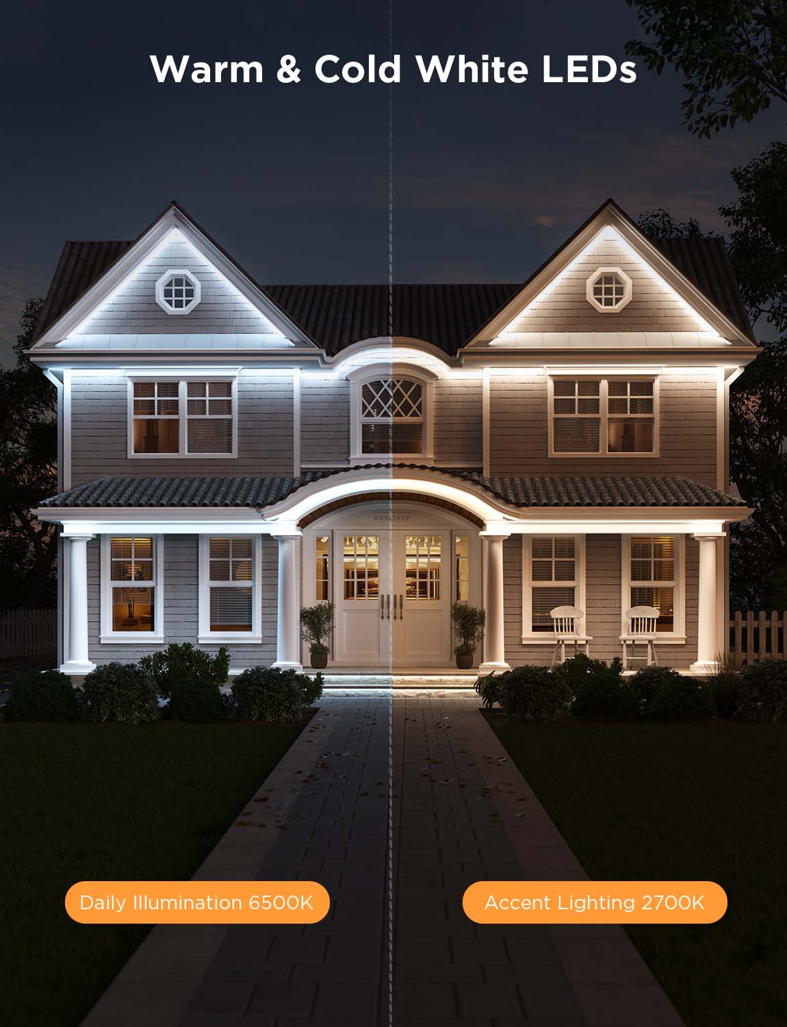 [Special Sale] Govee RGBICWW Outdoor LED Strip Lights - 65.6ft - Image 3