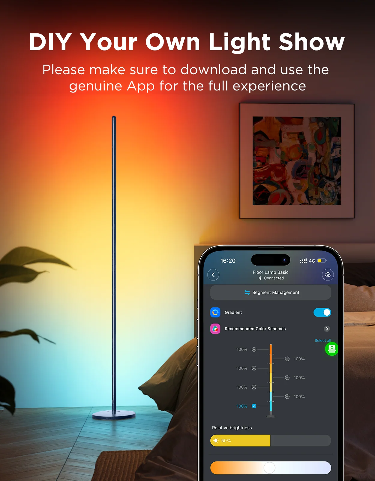 Govee RGBICW Smart Floor Lamp Basic - Image 29