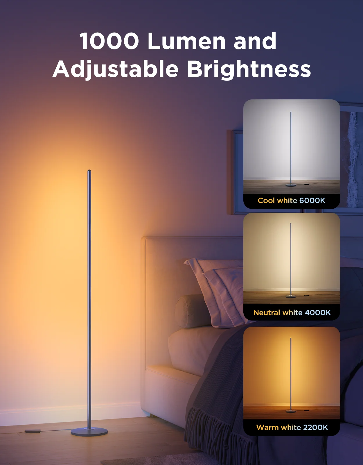Govee RGBICW Smart Floor Lamp Basic - Image 30